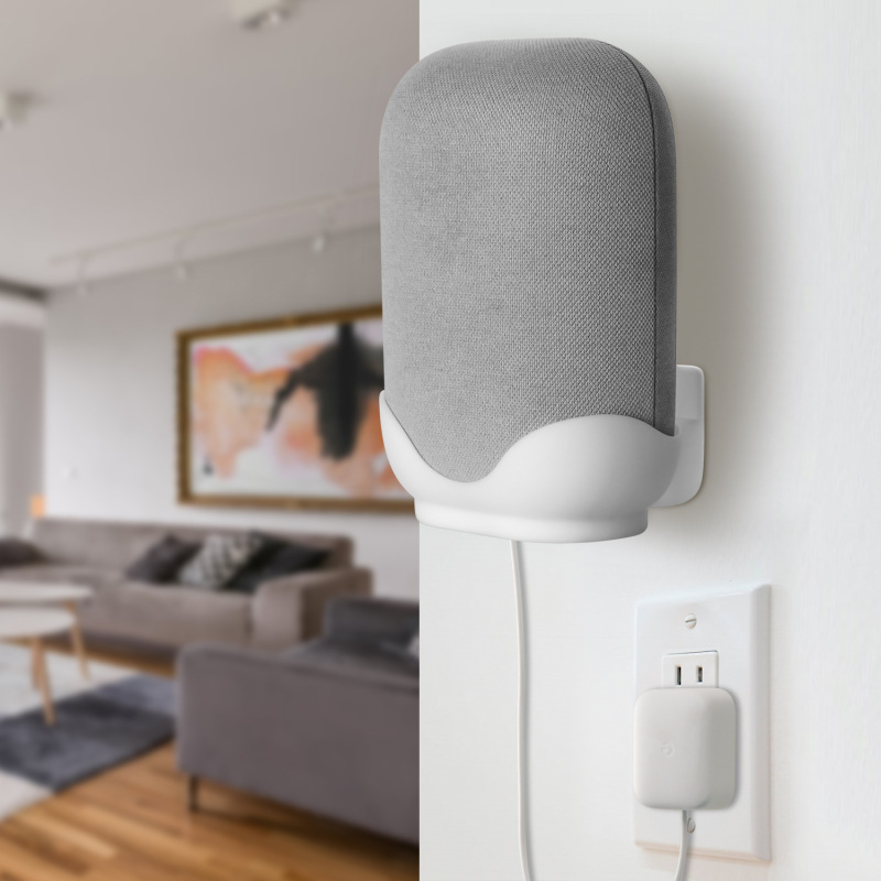 Google Nest Audio テーブル/壁掛けスピーカー収納スタンド、スピーカーのしっかりした固定とケーブル管理に最適|undefined
