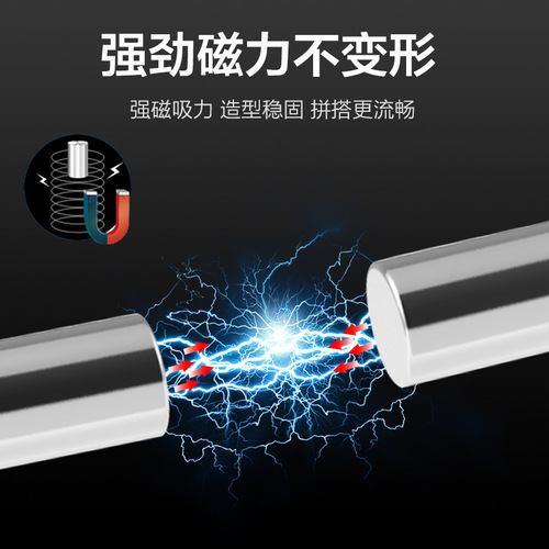 Variety of magnetic rods toy magnets building blocks puzzle magnetic rods strong magnetic magnet set magnetic rods wholesale magnet rods