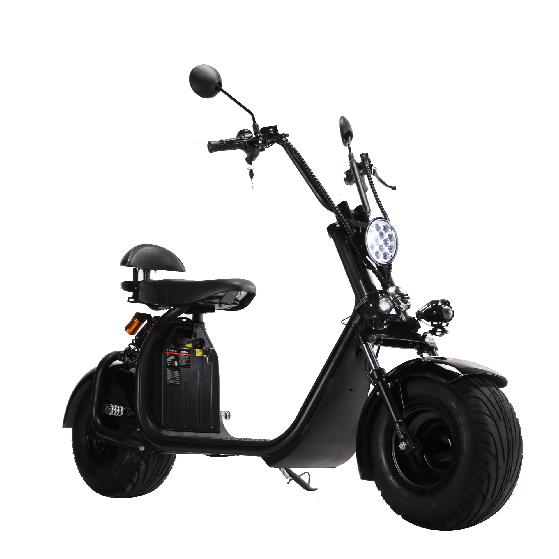 Eec/Coccitycoco/Harley Electric Motorcycle Harley Electric Scooter with Wide Tires and Comfortable Riding Platform