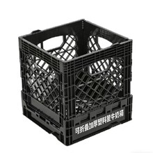 厂家直供加厚可折叠牛奶筐塑料周转箱周转筐蔬菜水果筐快递货框