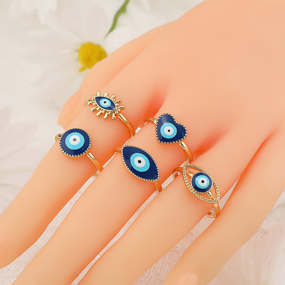 Fashion Heart Shape Copper Plating Open Ring 1 Piece