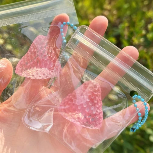 Цветная клубничная креативная еда, маленькие носки и мешки, щепотка, игрушки, лед, простой ветер, щепотка, игрушки