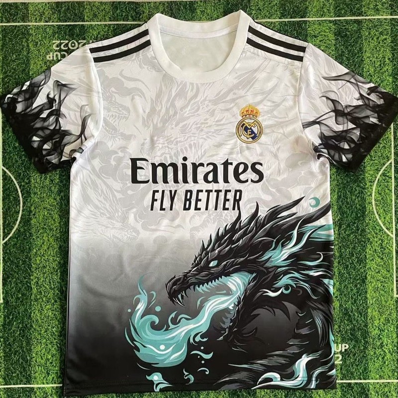 新款足球服2526皇马巴西特别版短袖跨境t恤 Real Madrid足球衣|undefined