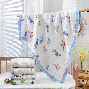 Every day baby gauze bath towel six layers of high density enlarged wrapping newborn children's baby bath towel absorbent blanket