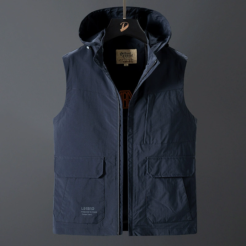 2022 весна и осень Новый мужской жилет для спецодежды весенне-осенняя фотография рыбалки Повседневный Быстросохнущий жилет куртка 2980