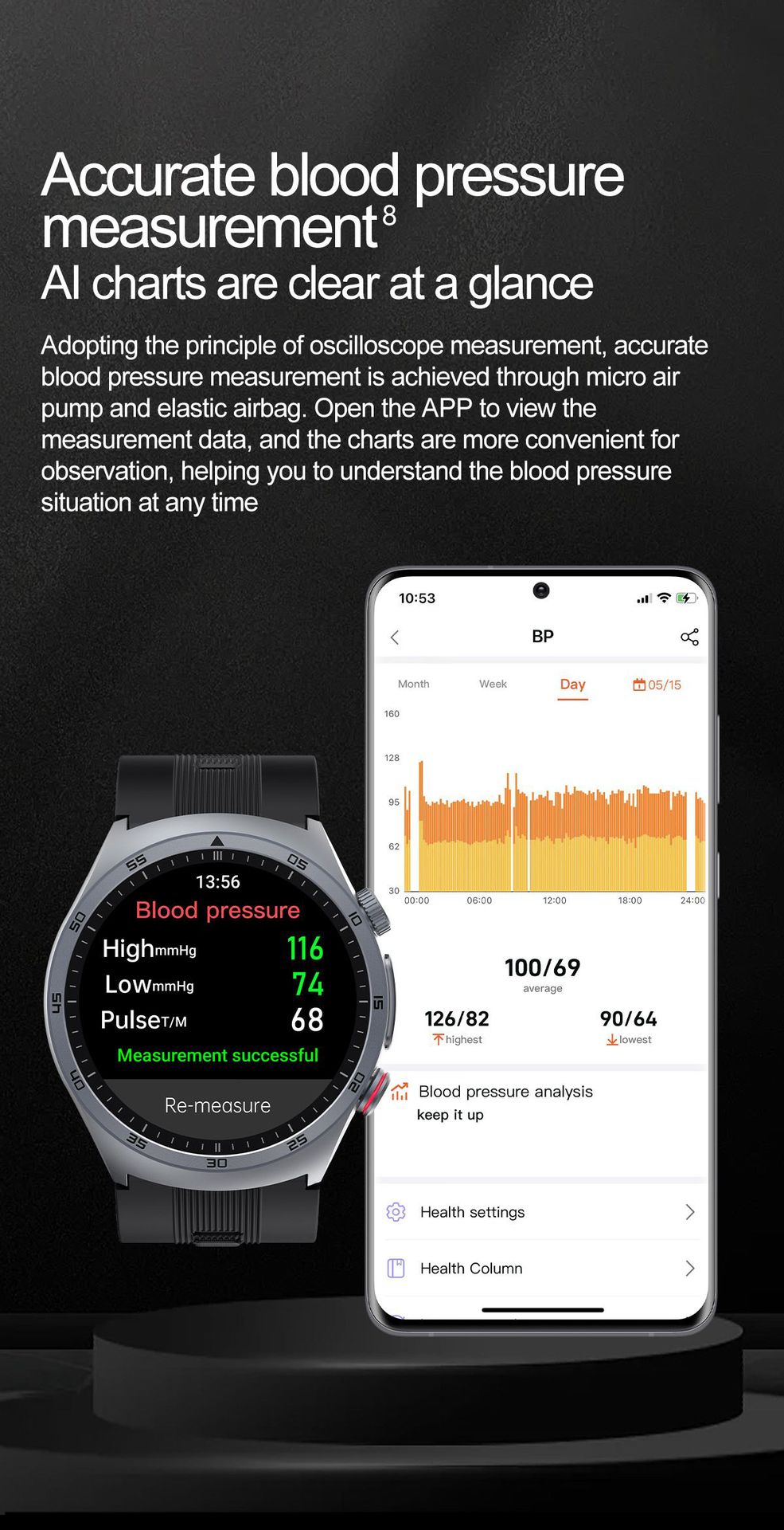 The 2025 new S25 smartwatch, air pump, blood pressure, heart rate, blood oxygen, blood sugar, uric acid, body fat, Bluetooth call undefined