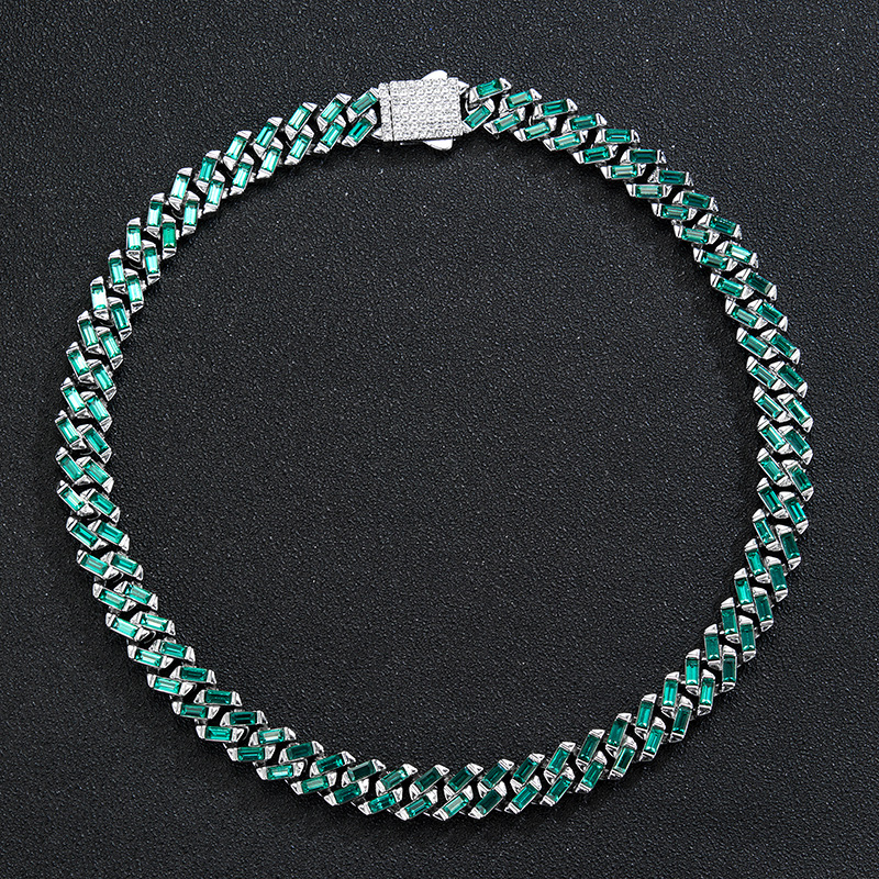 Fashion Geometric Alloy Inlay Rhinestones Unisex Necklace 1 Piece