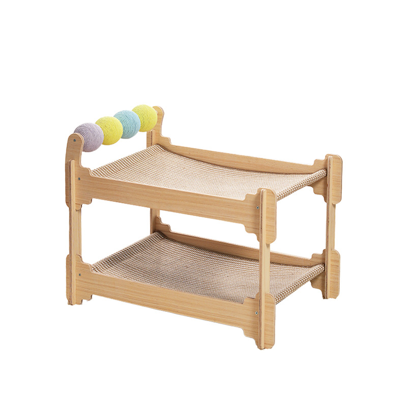 Sillón reclinable vertical de doble capa para gatos