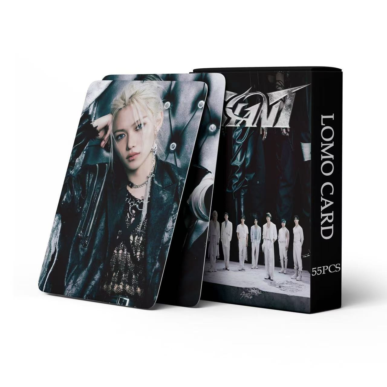 Cadena total, una gran cantidad de stock, 55 hojas de tinta BT SK IVE ATEEZ KPOP, estrellas coreanas alrededor de LOMO