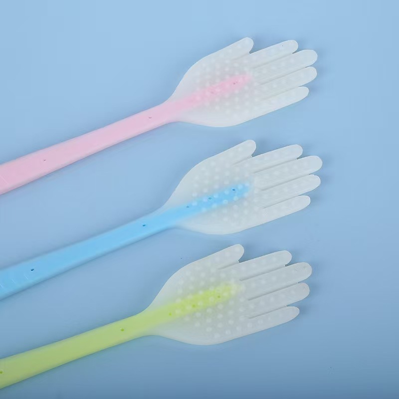 Tablero de palmaditas, martillo de masaje de meridianos, raspado, golpeador de masaje de espalda, martillo de columna cervical, palo de palmaditas de silicona, salud en el hogar