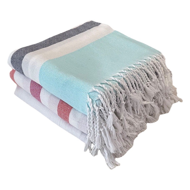 Chal de algodón adulto toalla de baño toalla de playa turca absorbente de algodón toalla de baño de natación toalla en stock al por mayor