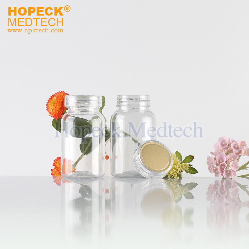 期货HOPECK药瓶片剂样品瓶胶囊瓶大容量白色透明塑料瓶子保健品瓶