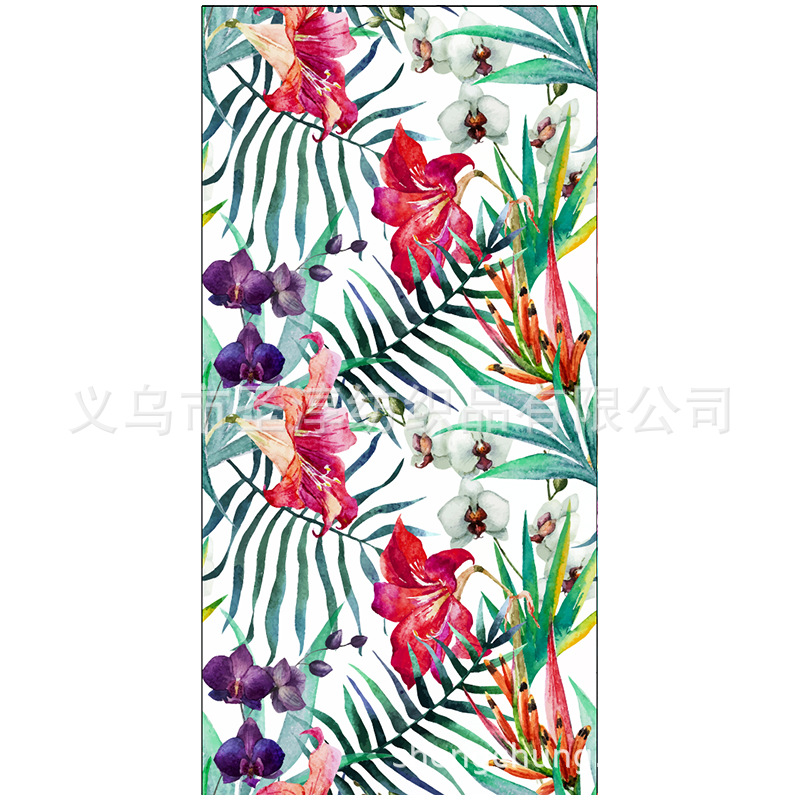 Amazon de doble cara de terciopelo absorbente de secado rápido Toalla de playa microfibra yoga deportes toalla al por mayor natación playa