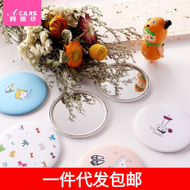 Free shipping on behalf of one piece/Mirror/Small/Round A1P10-Easy…
