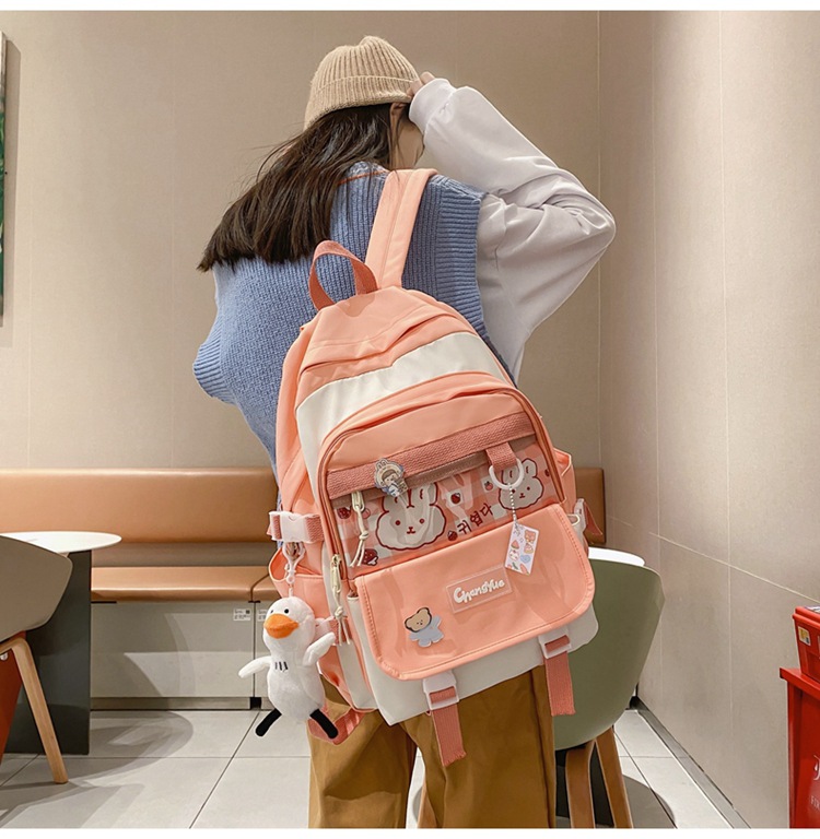 Simple Backpack Fashion Leisure Large-capacity Casual Backpack display picture 4