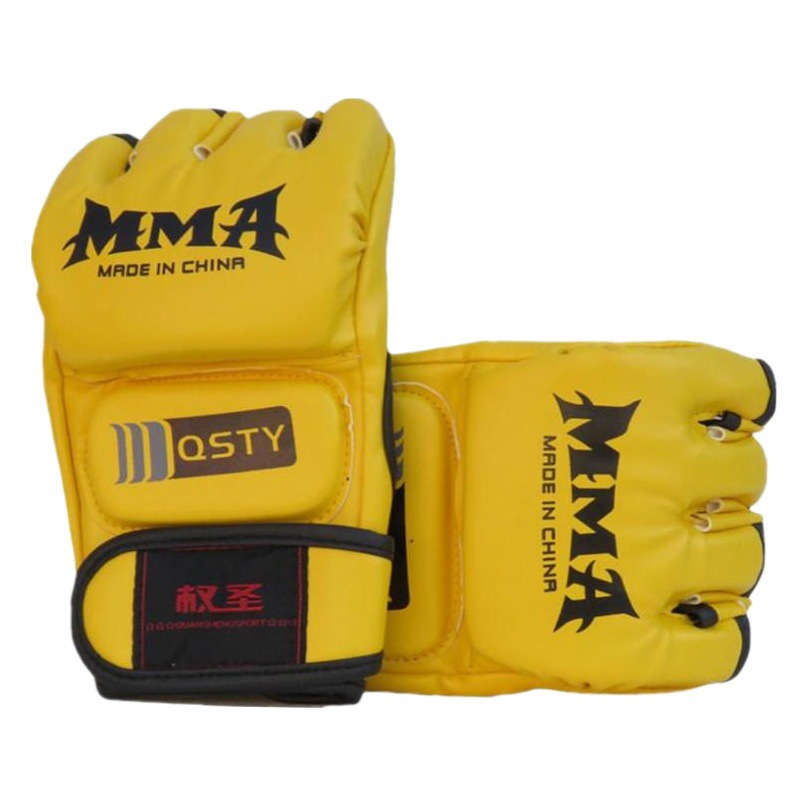 Half finger boxing gloves Sanda fighting UFC boxing gloves adult fighting training MMA boxing gloves wholesale