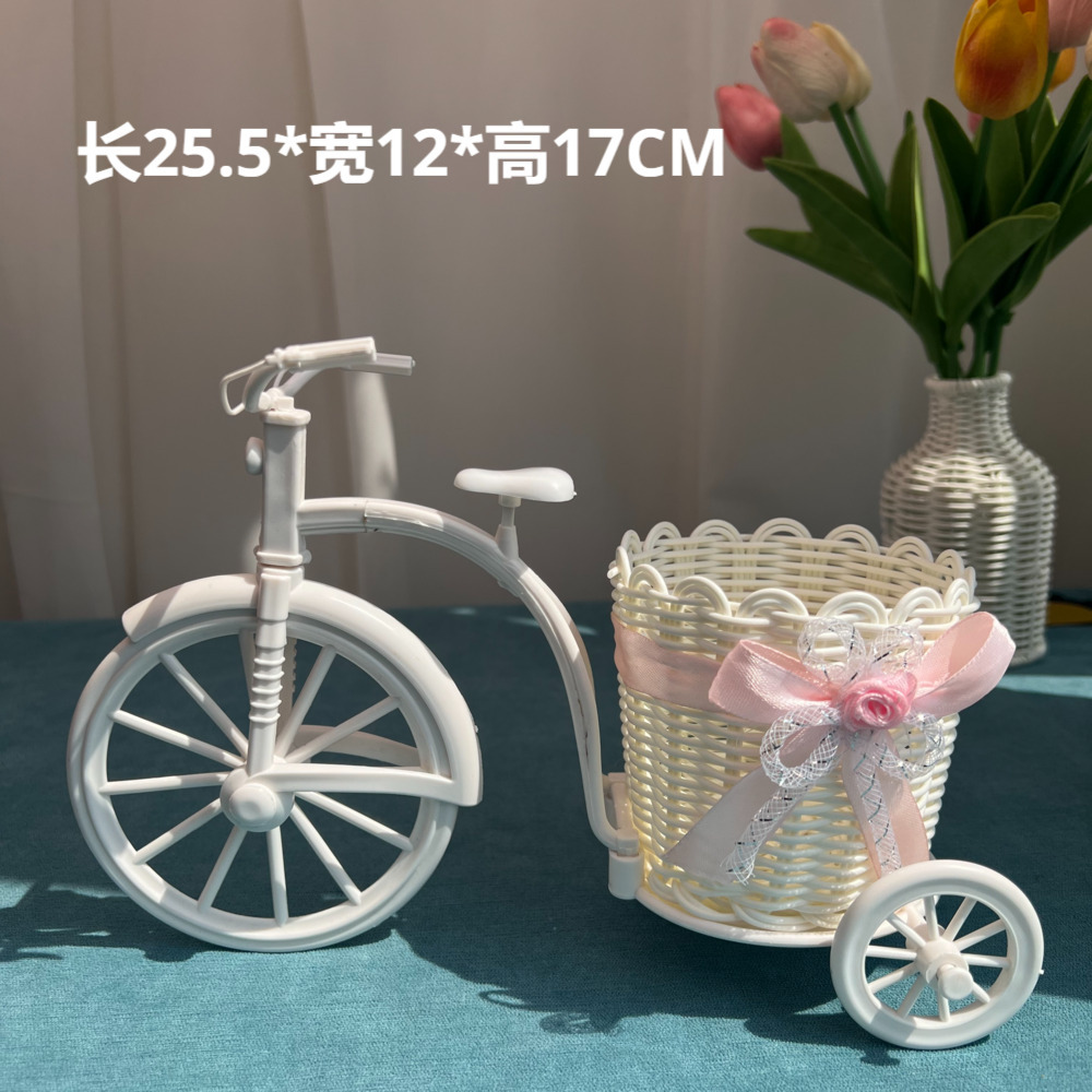 Cesta Decorativa con Forma de Triciclo con Borde Ondulado para Oficina y Dormitorio image 7