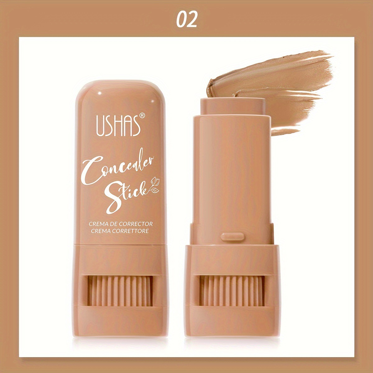 USHAS punto transfronterizo venta caliente maquillaje corrector sólido barra de fideos de alto brillo pequeño y portátil para iluminar FS458