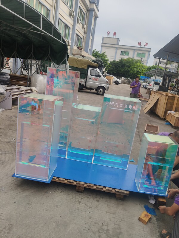 Professional Acrylic Customization, Colorful Jim Gas Station Kidsren's Props Real Shot, Trendyy Ornaments Display