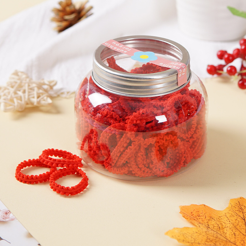 Cordón de cabello de encaje de color ensanchado para niños no lastimar cabello de cabello de niñas correa de cabello anillo de cabello para bebés joyas para el cabello