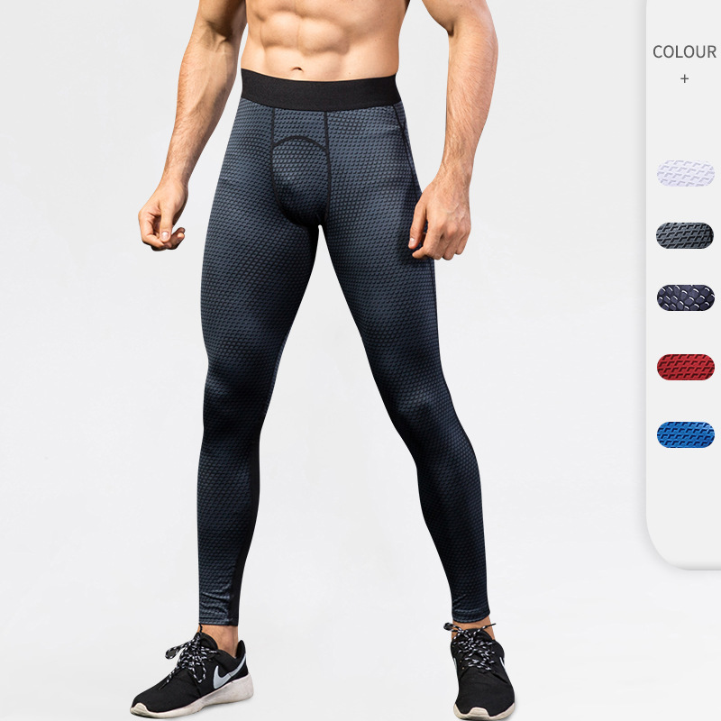 Men's 3D Printing Pro Fitness Running Training Amazon Quick-Drying Stretch Tight Pants 4010 Men's 3D Printing Pro Fitness Running Training Amazon Quick-Drying Stretch Tight Pants 4010