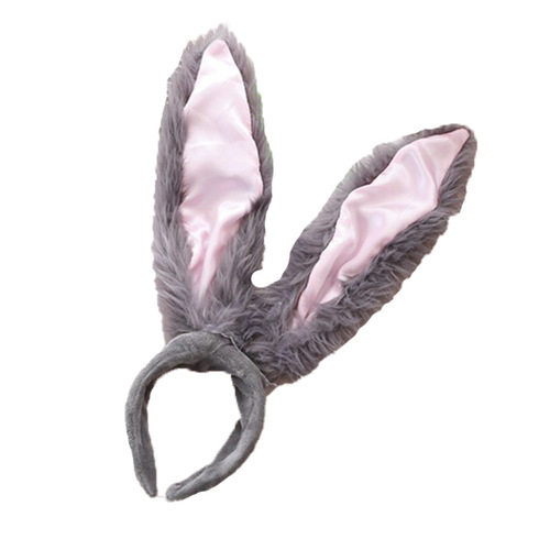 Judy Bunny Ears Headband Plush Headband Hair Accessories Christmas osplay Cute Headband Accessories Dress Up