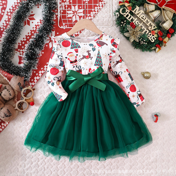 Autumn and winter girls' dresses