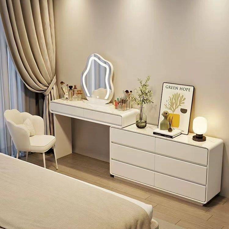 Yunxiang Slate Dresser Integrated Cupboard Bedroom Bedside Cabinet Ultra-Narrow Dressing Table Cream Style Wide 30cm Storage Cabinet