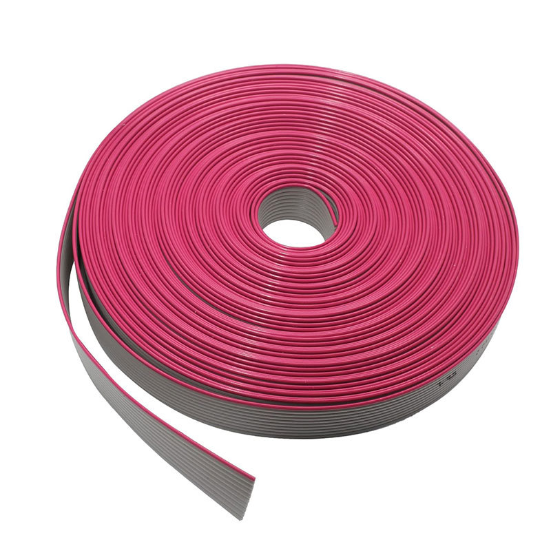 1.27/1.0/0.635系列排线 正标红边灰排线24PIN纯铜7/0.127排线