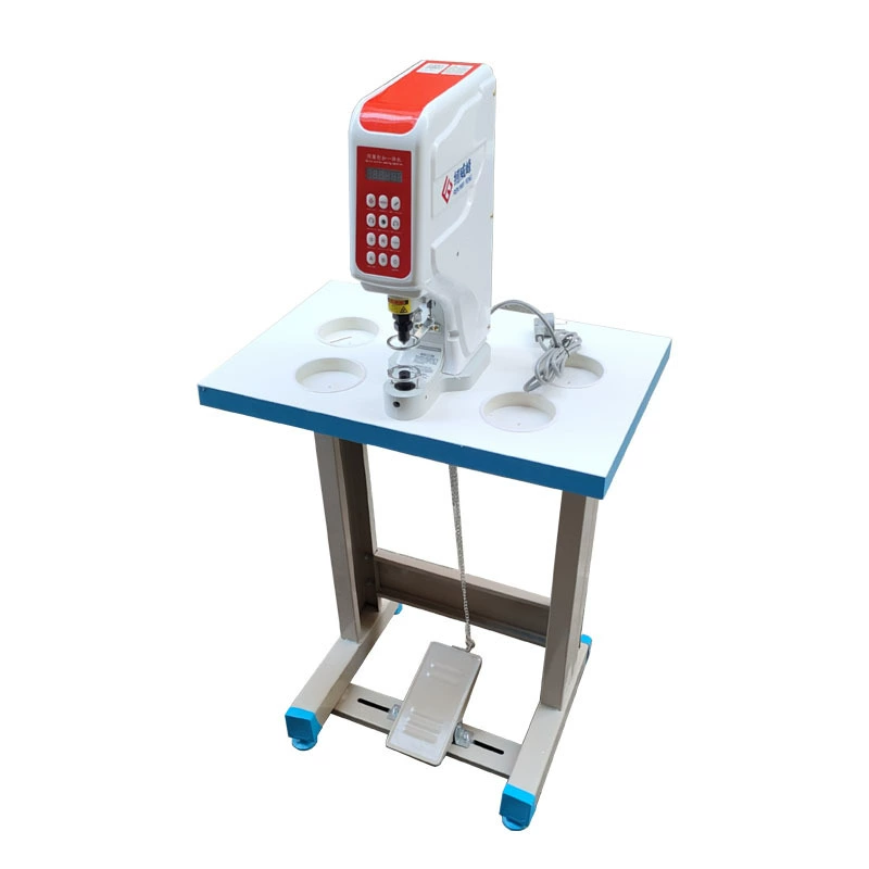 Электрический станок для пришивания пуговиц, полуавтоматический степлер с защитой от защемления, станок для пришивания пуговиц и люверсов «четыре в одном», компьютеризированный станок для пришивания пуговиц.