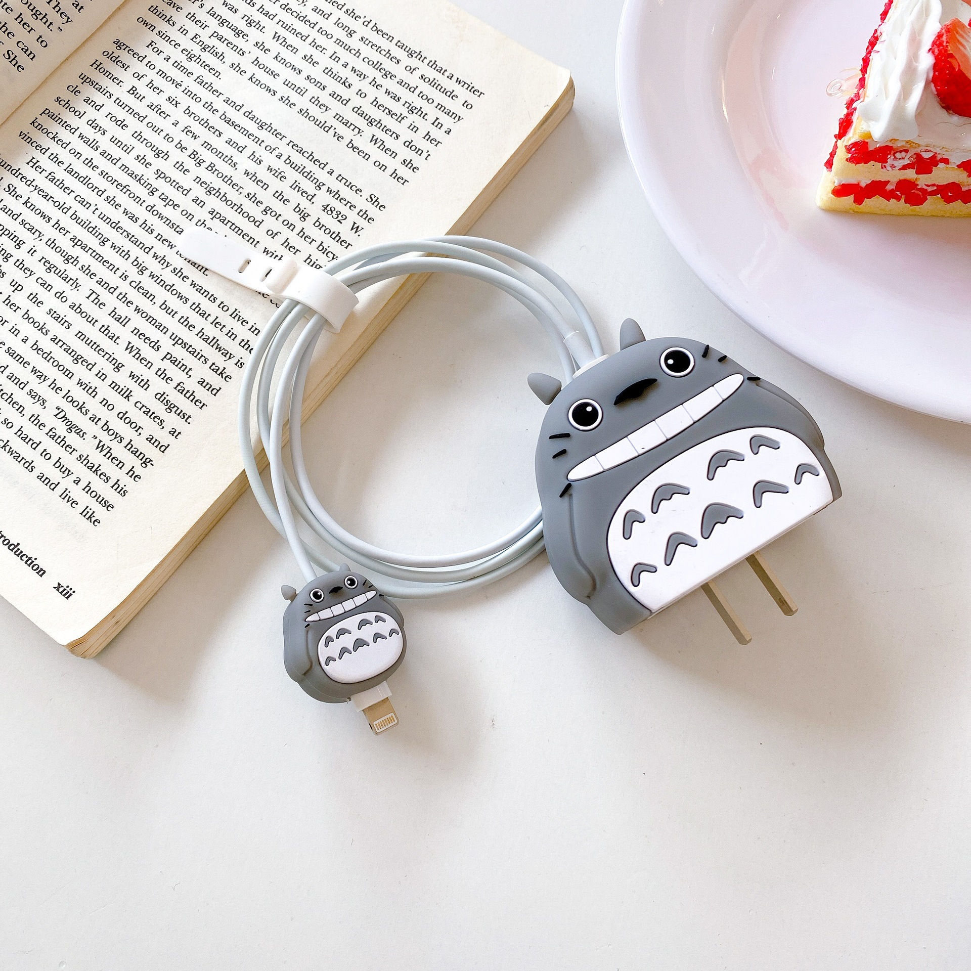 Adecuado para Apple Cargador Funda protectora para cable de datos Funda protectora para cable de carga de 20W Funda protectora para cabezal de carga