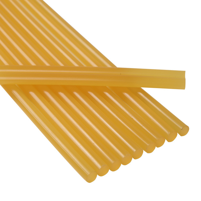 【胶棒厂家批发】黄色热容胶棒 7MM手工环保高粘胶棒11MM热熔胶棒