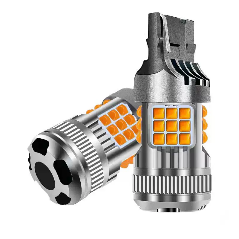 新款led车灯汽车转向灯刹车倒车灯解码防频闪1157 1156改装7440