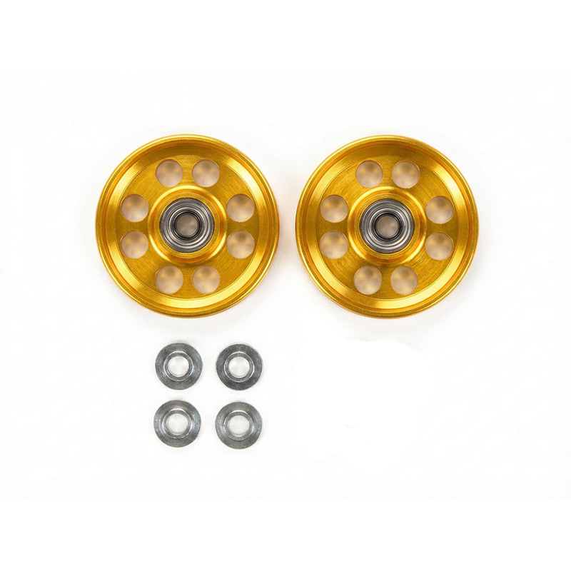 DIY Four-Wheel Drive Car Competition 17mm Aluminum Alloy Guide Wheel Bearing Modification Parts Mini Racing Car Upgrade Eight-Hole Guide Wheel