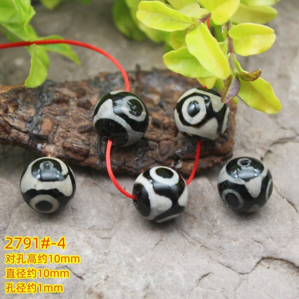 agate green round beads