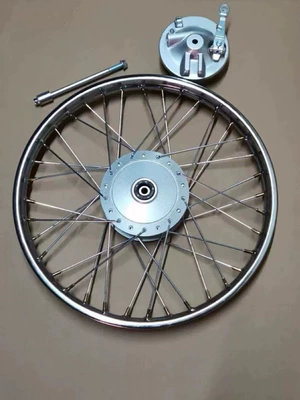 Motorcycle Banner Wheel Hub Jialing Jh70 Dayang Front and Rear Mesh Wheel Assembly with Shaft Cover Standard New Product (Motorcycle wheel hub) - front-rim-assembly-1217