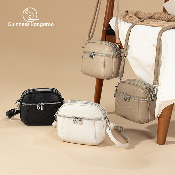 Korean style multi-compartment high-end women's small square bag summer fashion shoulder bag 2025 new versatile crossbody bag