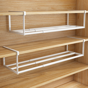 Shoe Cabinet Layered Partition Shoes Storage Artifact Space-saving Shoe Rack Telescopic Storage Rack Shoe Holder Hanging Type Space-saving