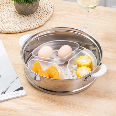 新款塑料蒸格 分格蒸屉 加热器皿 家用小蒸笼电锅赠品|ms