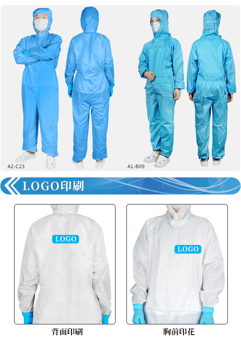 เสื้อผ้าป้องกันไฟฟ้าสถิตย์ ปราศจากฝุ่น English details_07.gif