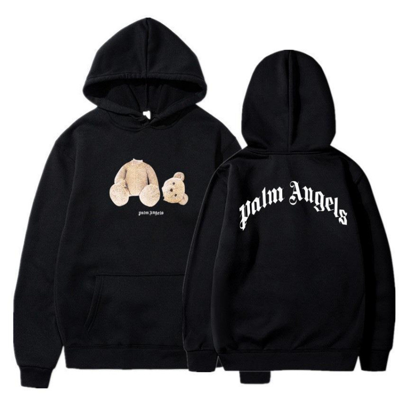Factory supply tide brand PALM angel BEARANGELS decapitated bear teddy bear printed couple hoodie sweater Factory supply tide brand PALM angel BEARANGELS decapitated bear teddy bear printed couple hoodie sweater