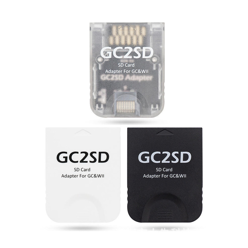 Suitable for NSGameCube Wii GC2SD Gen2TF card reader NGC second generation memory card adapter Suitable for NSGameCube Wii GC2SD Gen2TF card reader NGC second generation memory card adapter