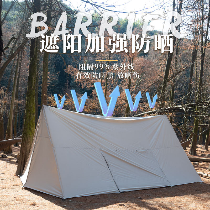 Torre a prueba de lluvia y protección solar, campamento al aire libre, gran campamento, pabellón de sombra portátil, abrigo, cortina solar