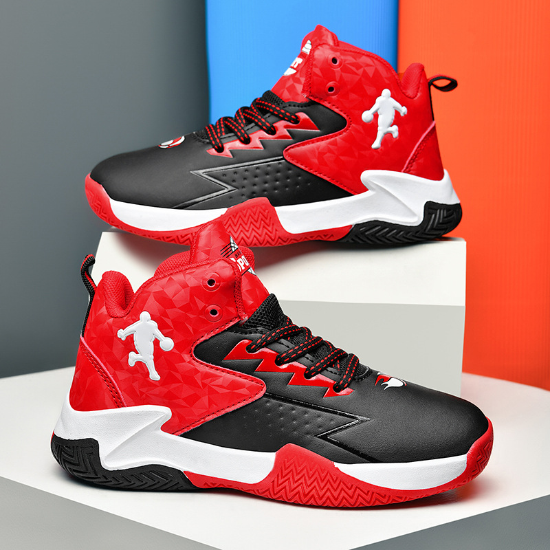Verano spot rojo otoño general de alto nivel transpirable exportar zapatillas deportivas de goma amortiguación gruesa general brillo adulto