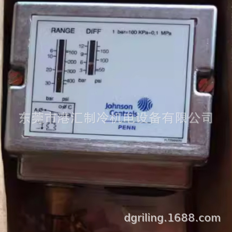 压力继电器 — P77AAA-9350，0...30 bar P77AAA-9300，-0.1...7