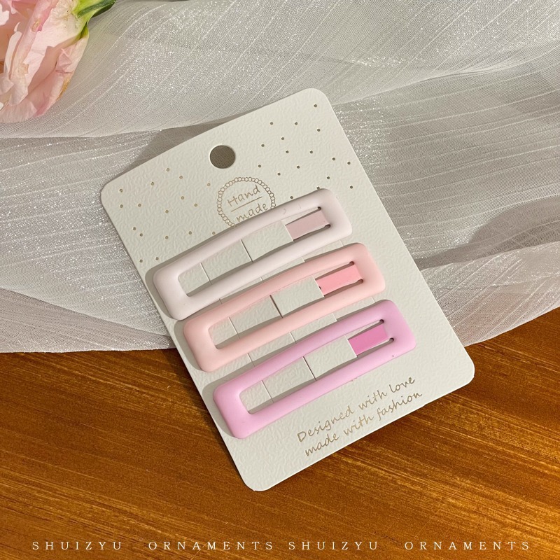 Horquilla rosa, horquilla para niñas y niños, clip de pico de pato para bebé, clip de flequillo lateral, clip lateral para niña linda, tocado