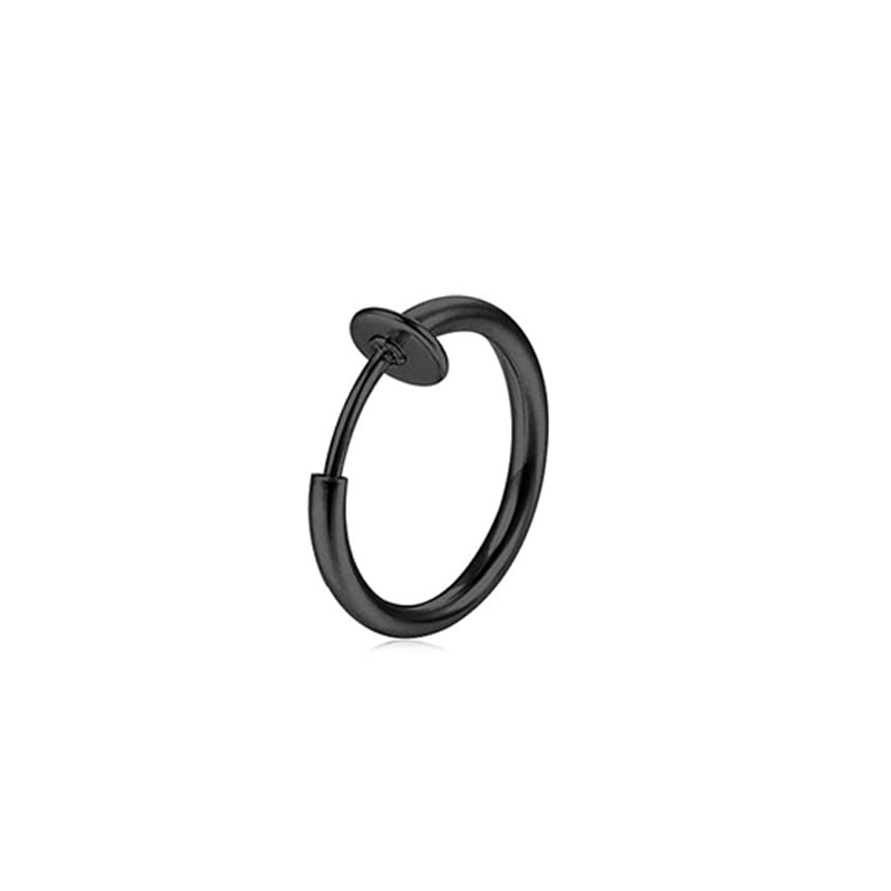 Nesepiercing i rustfritt stål med zirkonia tåler vann_voghion.com