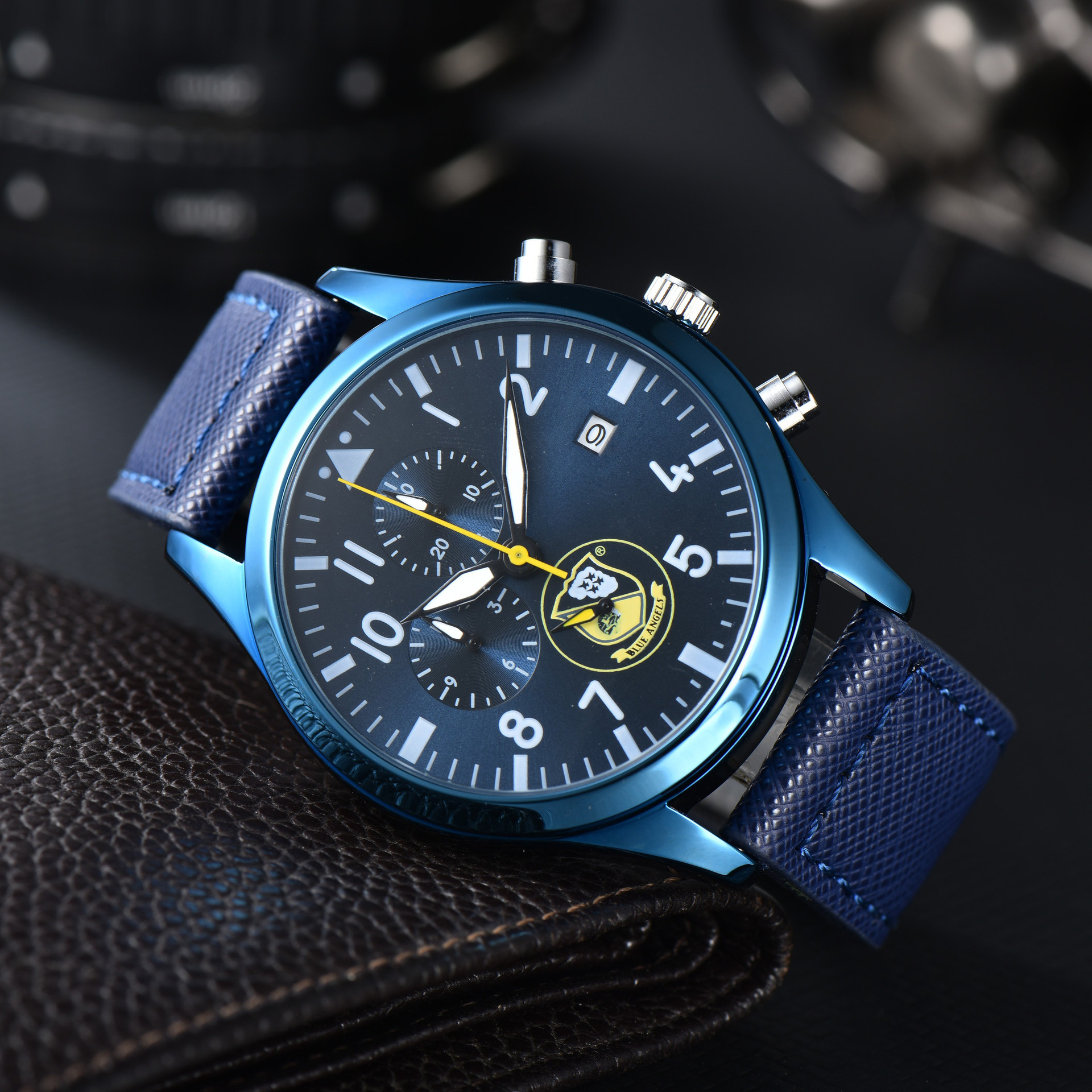 Men's Wrist Watch Quartz Multifunctional Waterproof Luminous_voghion.com