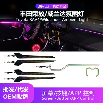 Toyota Rav4/Wildlander üçün avtomobil ambient işıqlandırması