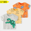 Children's overall for leisure, short sleeve T-shirt, summer clothing for boys for early age, cartoon jacket girl's, 3 years